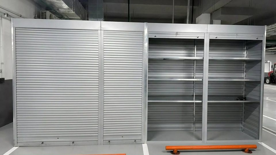 Роллетные шкафы для паркинга